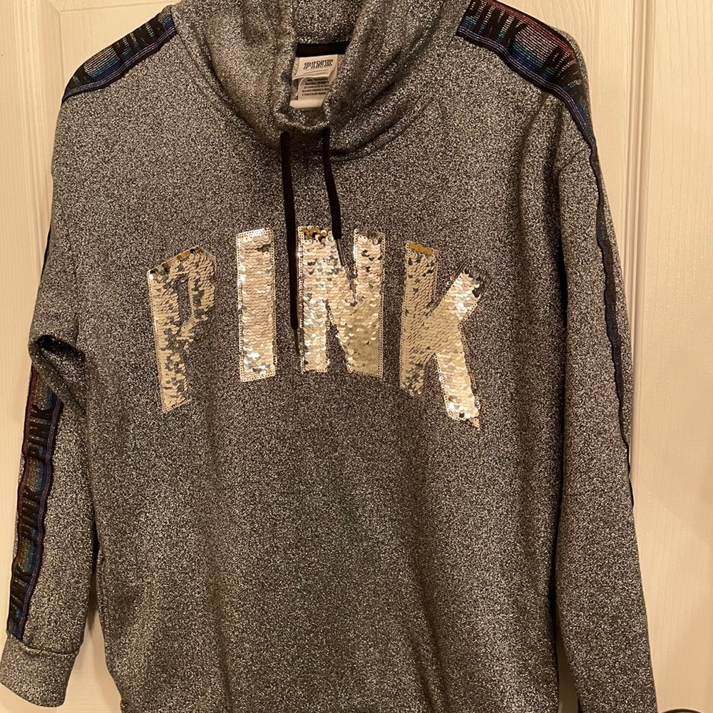 Grey Sequin PINK Jacket